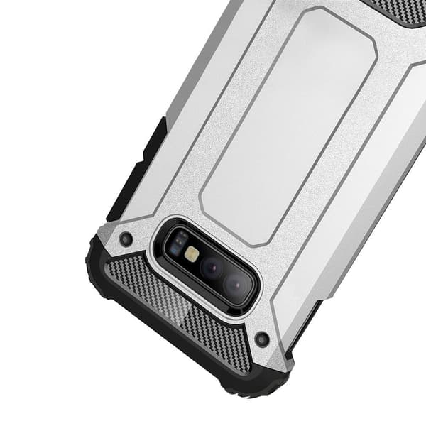 TECH ARMOR cover til Samsung Galaxy S10E - Sølv