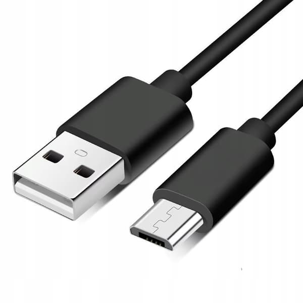 Micro USB-kabel Hurtigopladning USB - MicroUSB 100cm QC 3.0 Sort