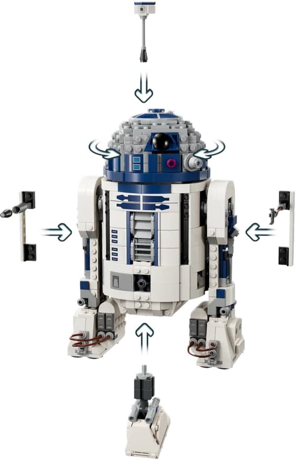 LEGO Star Wars R2-D2 1050-delars set (75379)