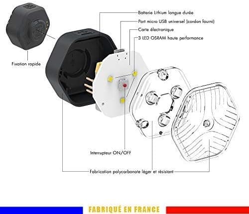 LED USB CYKELPANDELAMPE