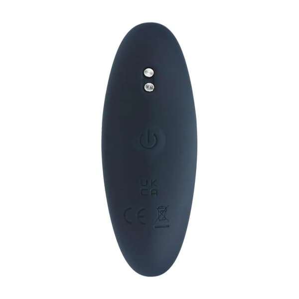 Vibrerende Silikone Prostata Stimulator Anal Plug - S - Sort