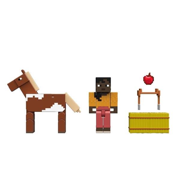 Minecraft figurer 2-pak + tilbehør JCN57