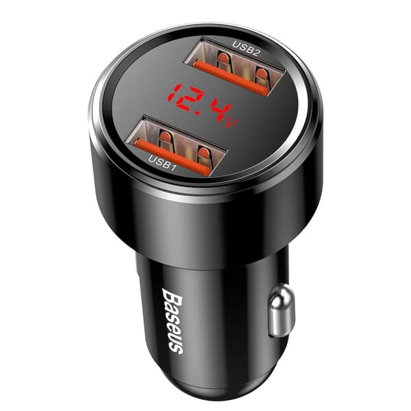 Magic Series Dual USB Biloplader QC 3.0 45W 6A Sort