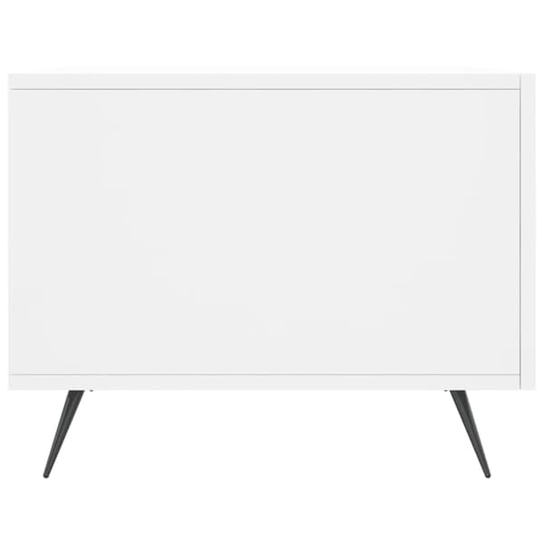 vidaXL Soffbord, Vitt, 50x50x40 cm, Träbaserat Material