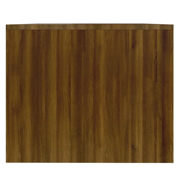 vidaXL sofabord brunt egetræ 90x50x41,5 cm