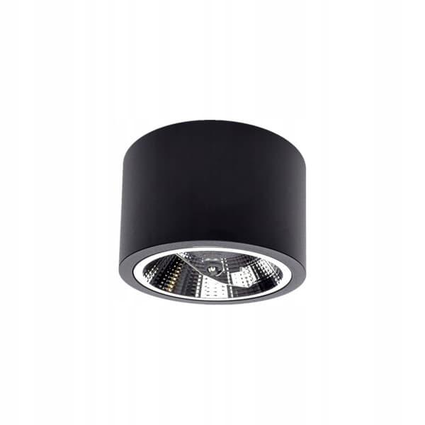Light Prestige Camino GU10 loftlampe til overflademontering med bevægelsessensor, sort