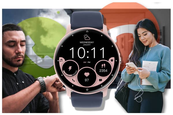 SMARTKLOCKA UNISEX GRAVITY GT1-7 PRO - BLUETOOTH-SAMTAL, EXTRA REM (sg027g)