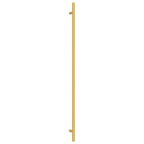 vidaXL skabsgreb, 10 stk., guld, 480 mm, rustfrit stål