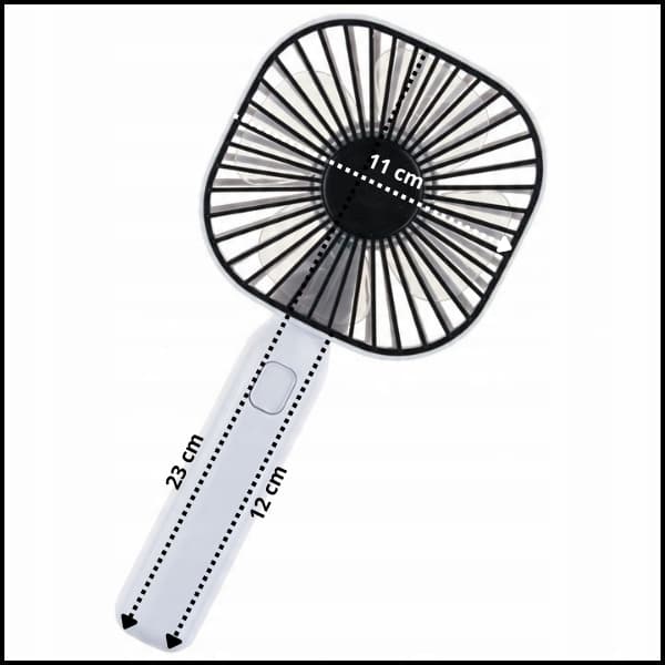 VENTILATOR MINI HÅNDVENTILATOR REJSE STRANDSKRIVEBORD USB