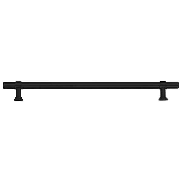 vidaXL skabsgreb, 5 stk., sort, 224 mm, rustfrit stål