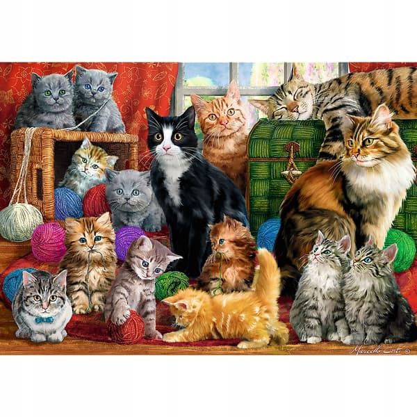 10555 1000 kattmøde puslespil