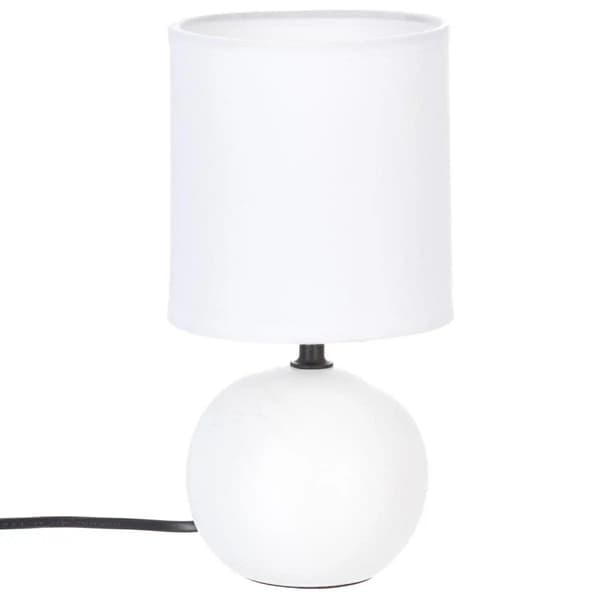 Timeo Bordlampe Mat Hvid 25 cm
