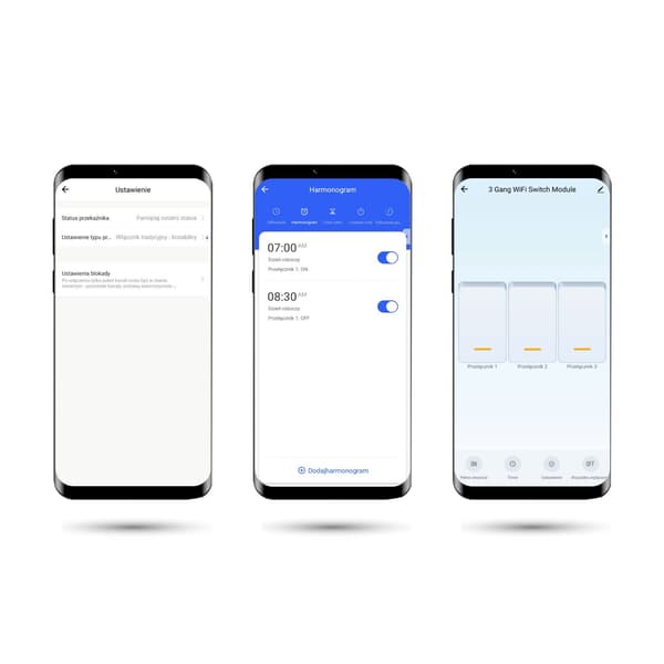 TUYA 3-kanals Wifi-belysningscontroller