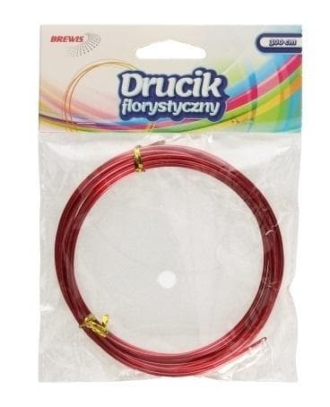 Blomstertråde 3m x 2mm røde