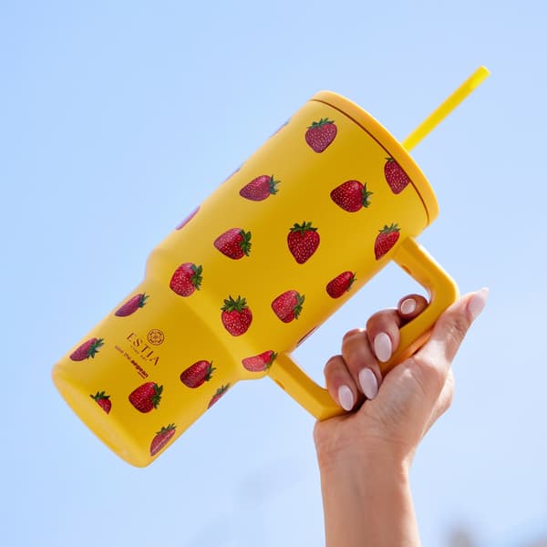 Berry Bright 900 ml termosmugg med sugrör