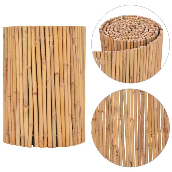 vidaXL Bambu staket 500 x 30 cm