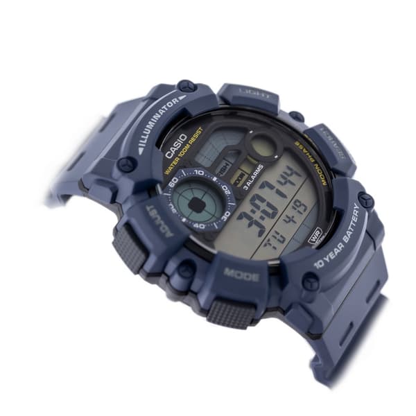 Herreur Casio Digital Månefase WS-1500H-2AVEF + Kasse