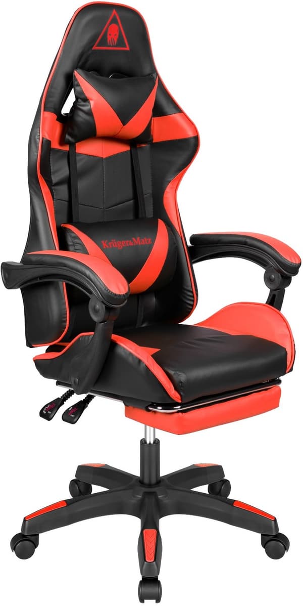 Kruger & Matz GX-150 Sort/Rød Gamingstol