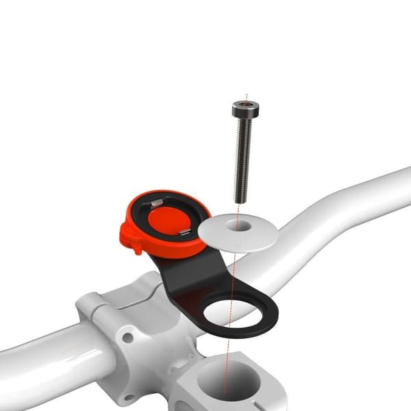 Cykelhållare för styr + skyddsfodral för iPhone 11 (6,1") - montering med låssystem