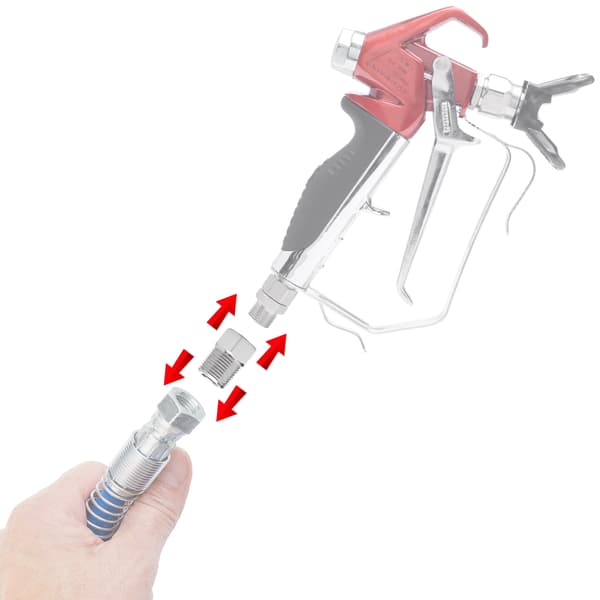 Kort reduktion 3/8" MZ til 1/4" MW