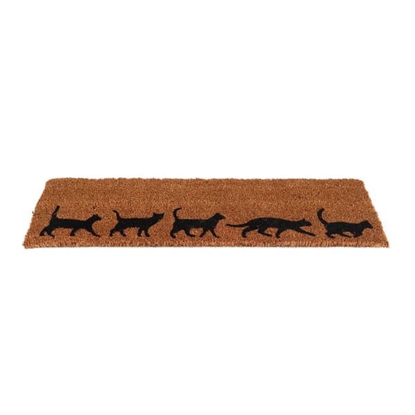 Dørmåtte med kattemotiv 75x25 cm