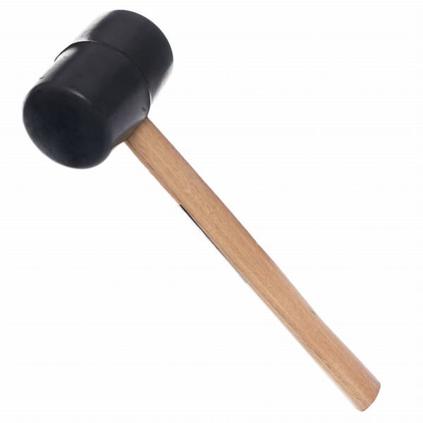 KD900 kumivasara puukahvalla