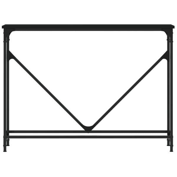 vidaXL konsolbord sort 102x22,5x75 cm