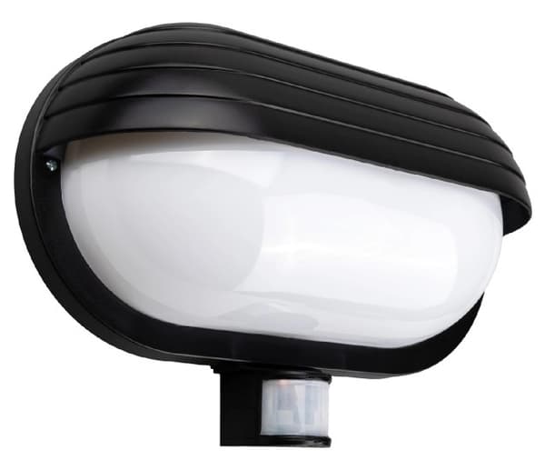 Trädgårdsvägglampa med PIR-rörelsesensor E27 60W IP44 Maclean MCE33B