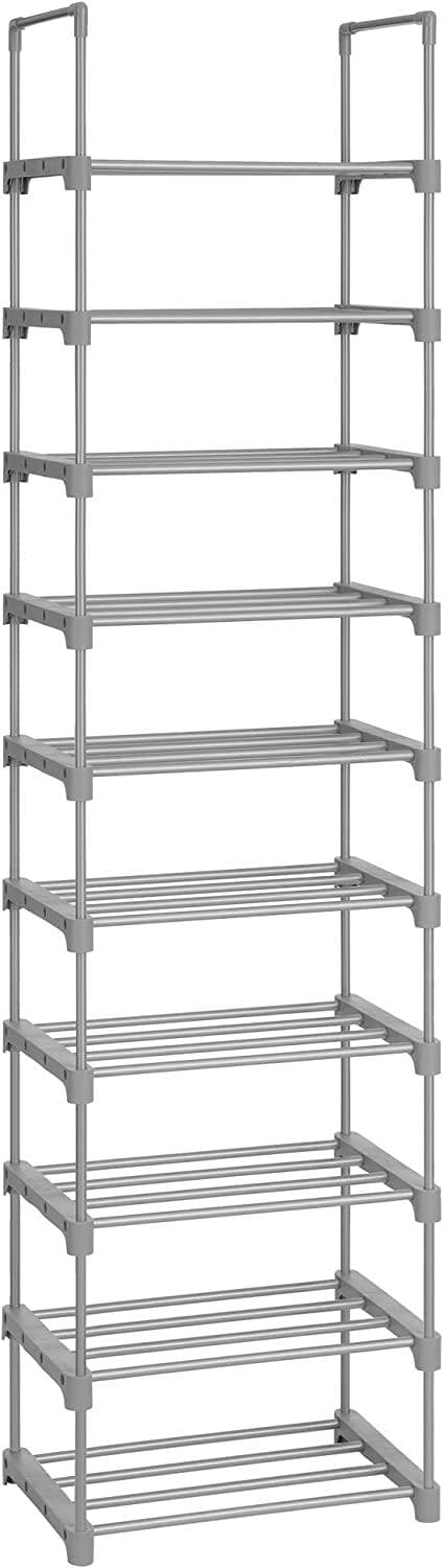 Modulært skoskab, gråt, 174 cm