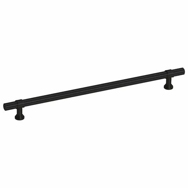 vidaXL skabsgreb, 5 stk., sort, 224 mm, rustfrit stål