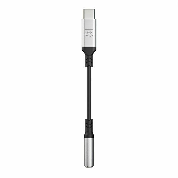 Ljudadapter 3mk USB-C - Jack 3,5 mm (hona), silver