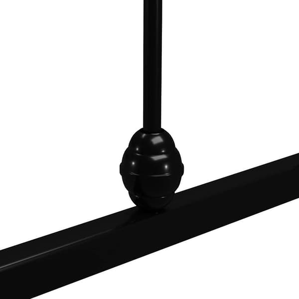 vidaXL sengestel sort metal 160 x 200 cm