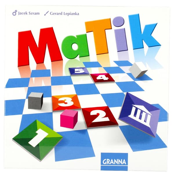 Matik-spel. Granna brädspel.