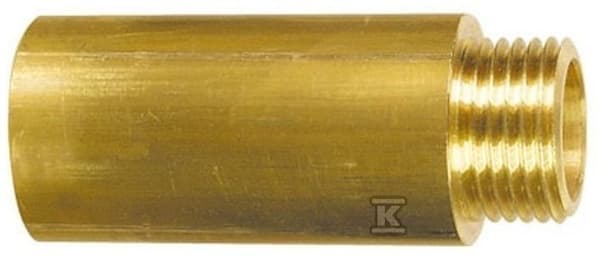Forlænger 1/2" L-40 MESSING