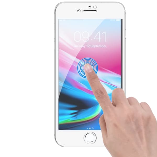 2x 5D fuldskærm hærdet glas til iPhone 8 / 7 Plus glas 9H