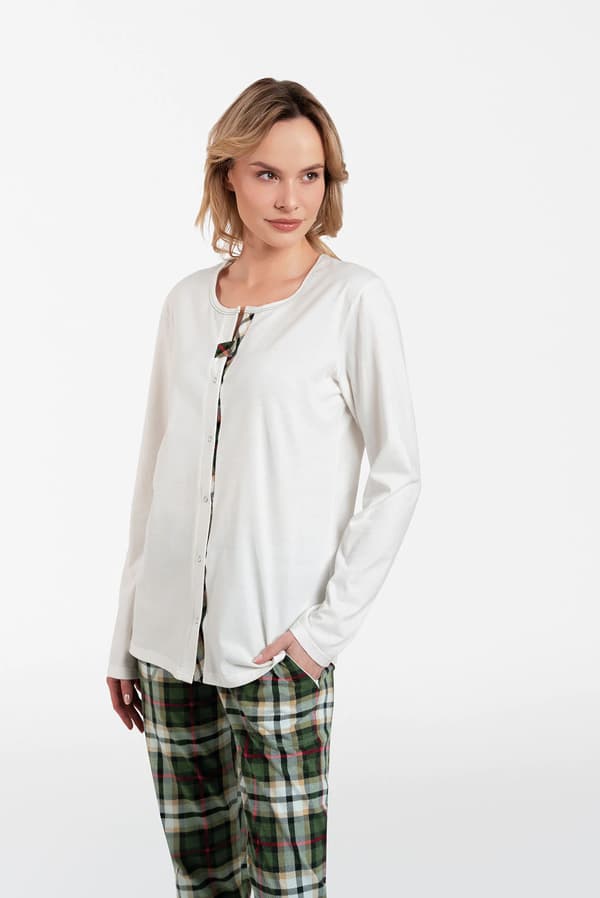 Asama dampyjamas långärmad, långbyxor M