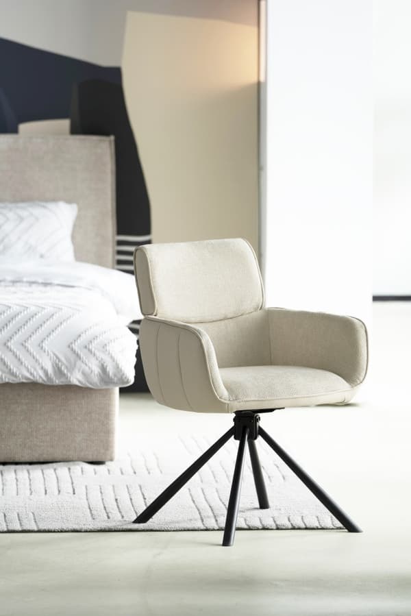 Modern Ryker-stol beige