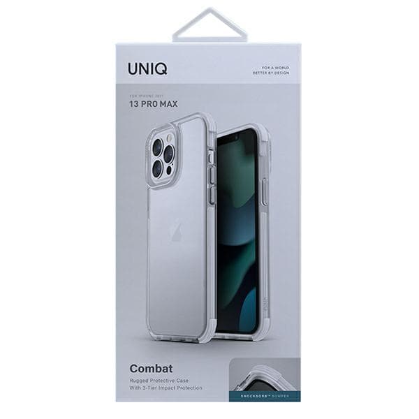 UNIQ Combat-cover til iPhone 13 Pro Max, hvid
