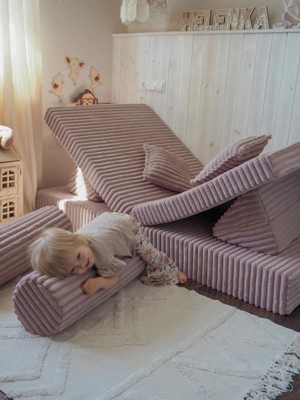 Stor rulle til Waffle Sofa, Lyserød
