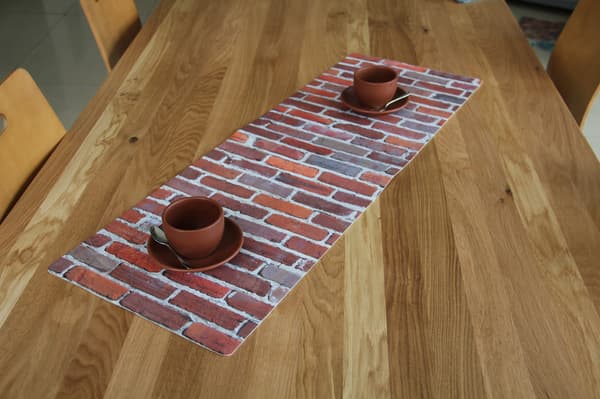 BRICK bordløber 95x33 cm