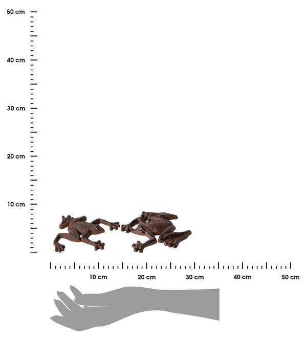 Trädgårdsfigur gjutjärnsfrö 2 st.