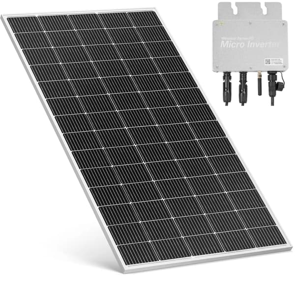 Solcellepanel til balkon 300 W - sæt
