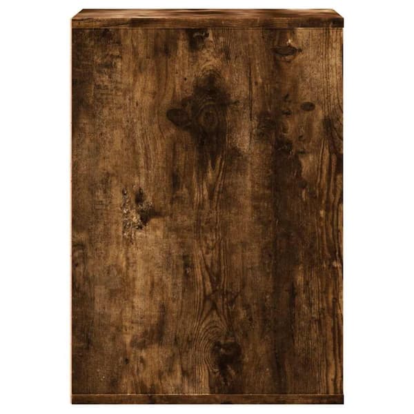 vidaXL kommode, røget eg, 40x41x58 cm, træbaseret materiale
