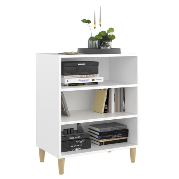 vidaXL hvidt skab, 57x35x70 cm, spånplade