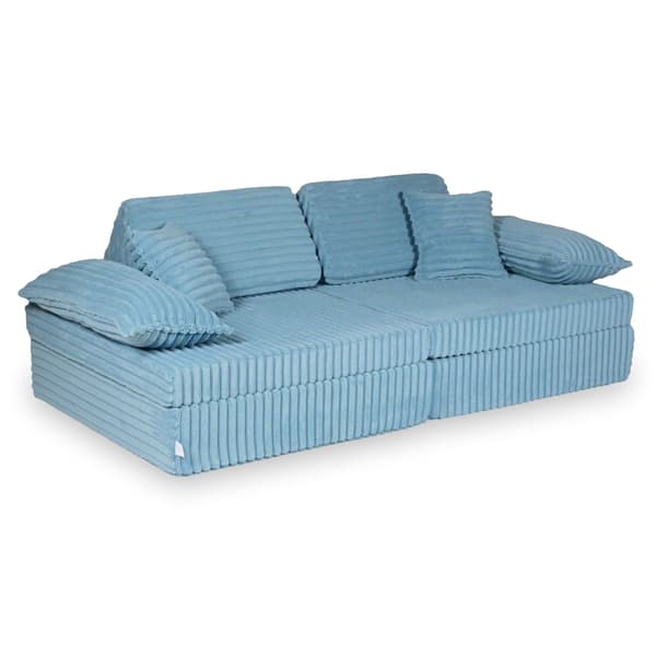 Montessori Premium Waffle Blue Legesofa