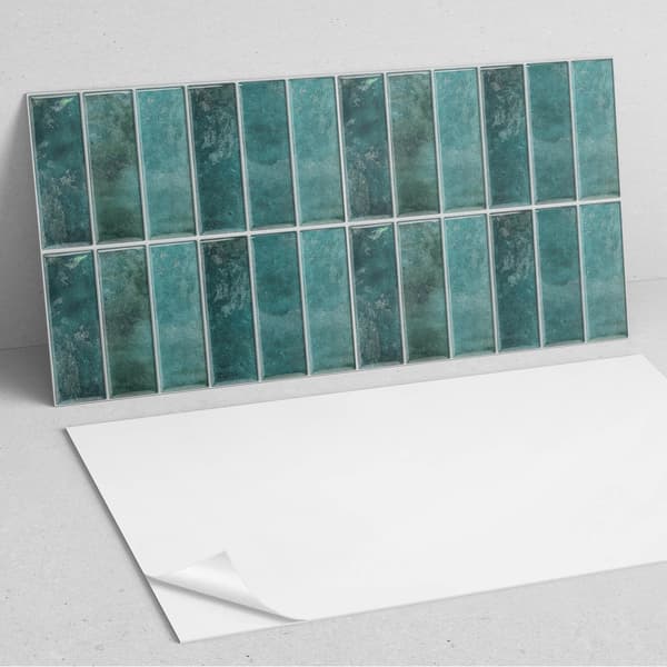 Självhäftande vinyltryckt panel 100x50 cm Chic rektangulära plattor