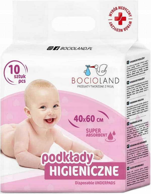 BOCIOLAND engångsbädd 40x60 cm.