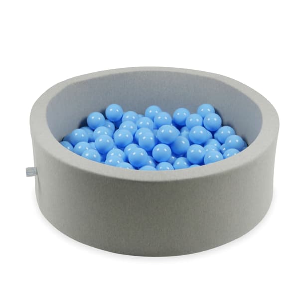 Legetøjskugler ø7cm 300 stk lyseblå