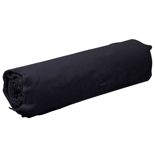 vidaXL geotekstil, sort, 1x10 m, polyesterfiber
