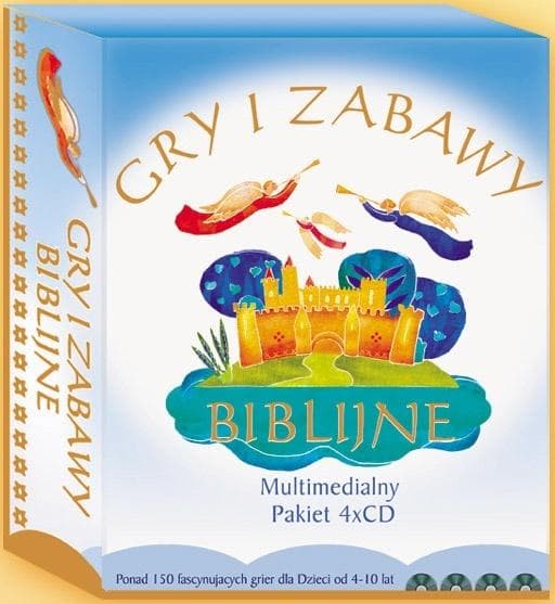 Bibelspil og aktiviteter. 4-pak CD-ROM